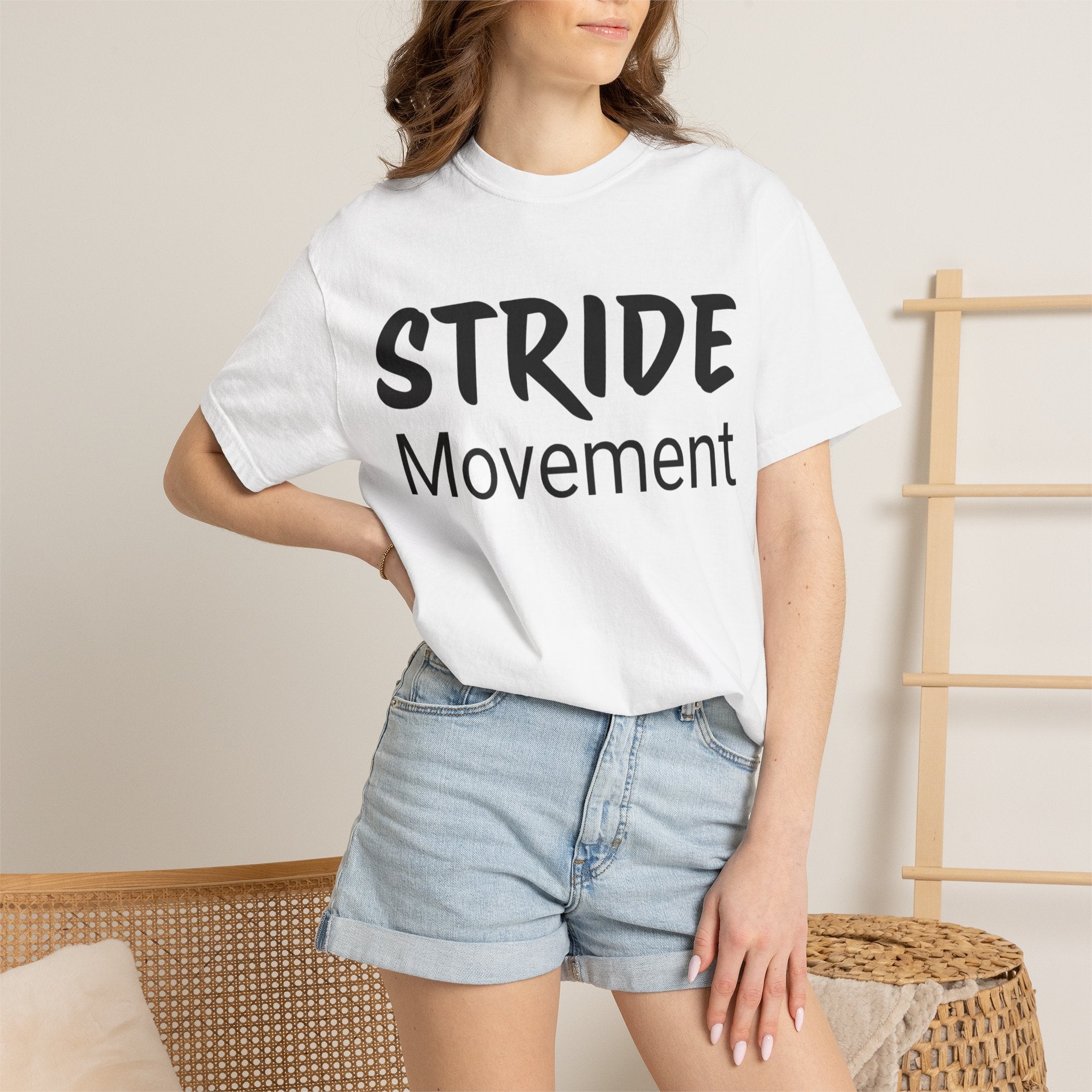Custom Stride Movement !00% Cotton Tee